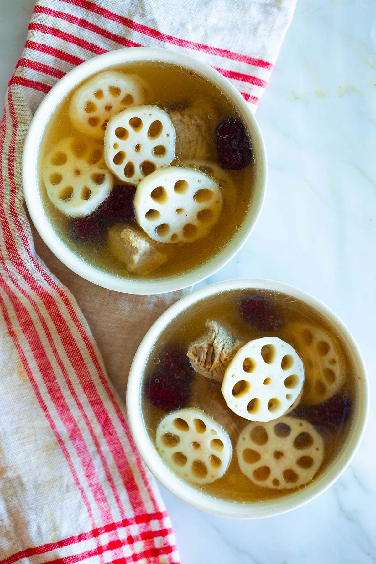 Lotus soup.