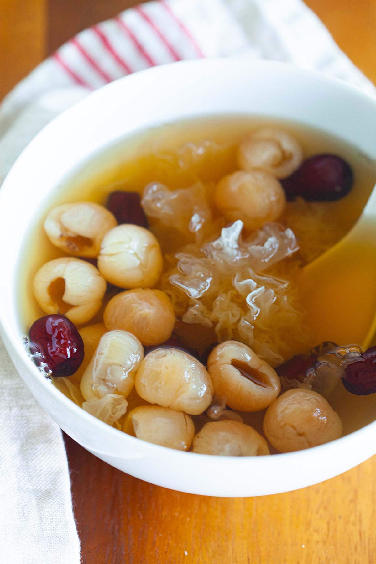 easy recipe of longan tong shui.