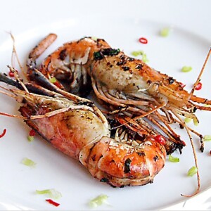 Pan-fried Prawns