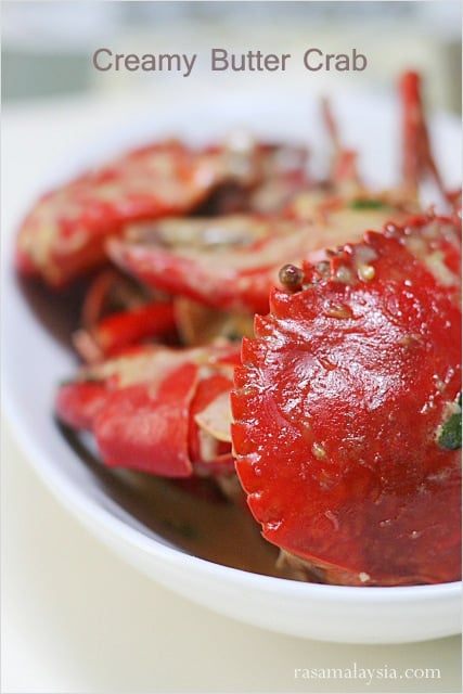 Creamy Butter Crab recipe - The basic ingredients consist of butter, evaporated milk, bird’s eye chilies, and curry leaves. | www.666630.xyz