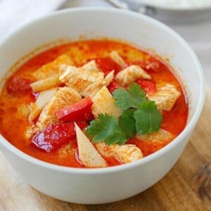 Thai chicken curry