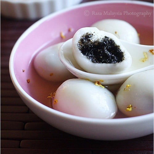 Black Sesame Dumplings