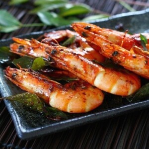 Shrimp with Curry Leaves