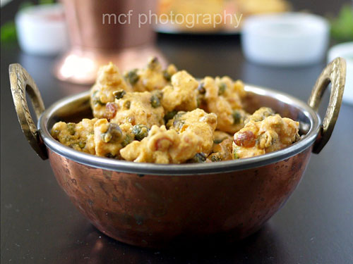 Homemade Indian deep fried vegetable pakora batter.