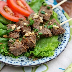 Lemongrass Beef Skewers