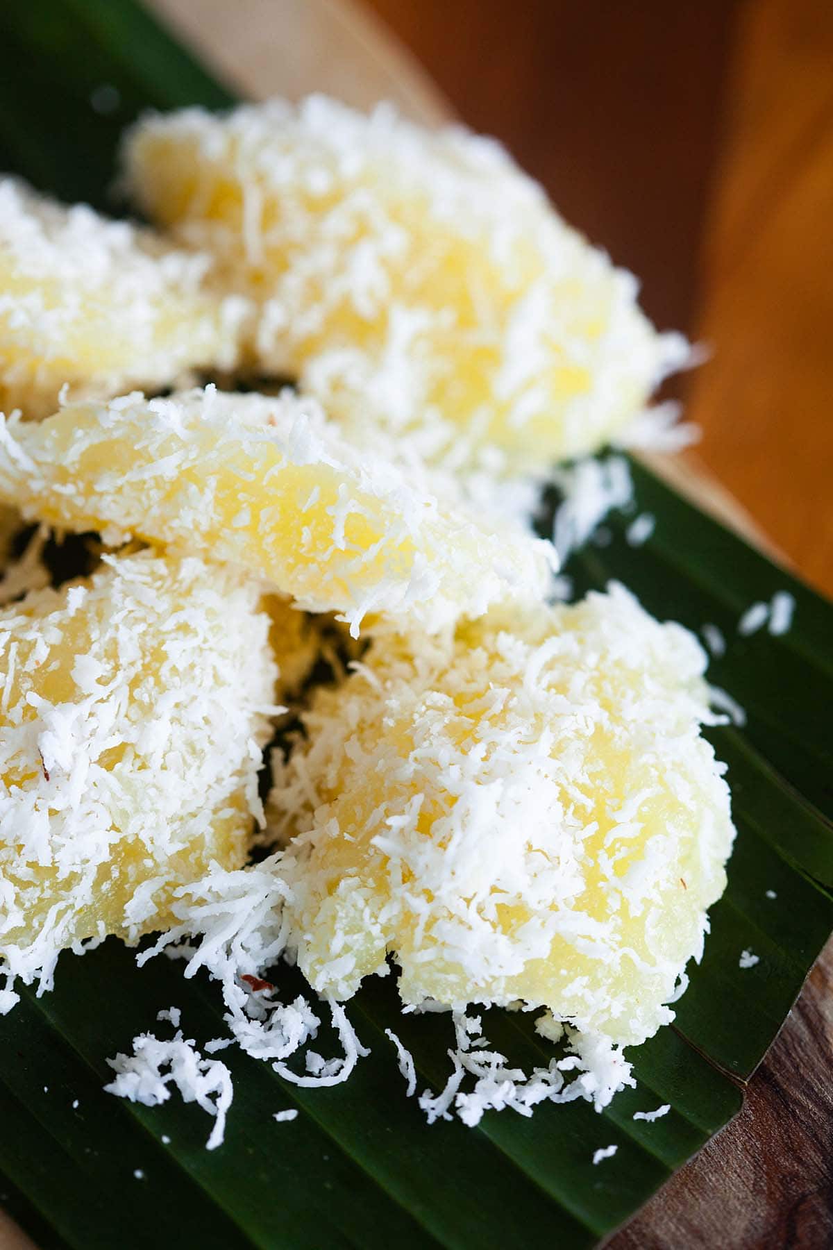 kuih bingka ubi.