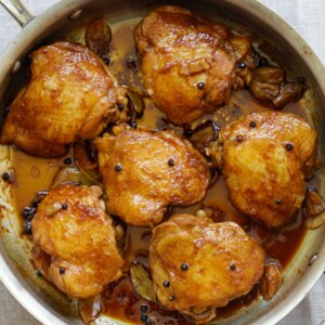 Chicken adobo.