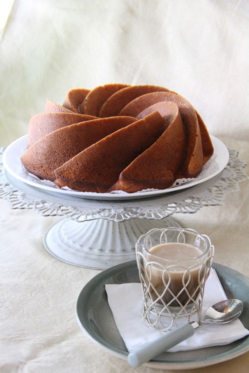 Easy and delicious homemade French style lemon cream cake.