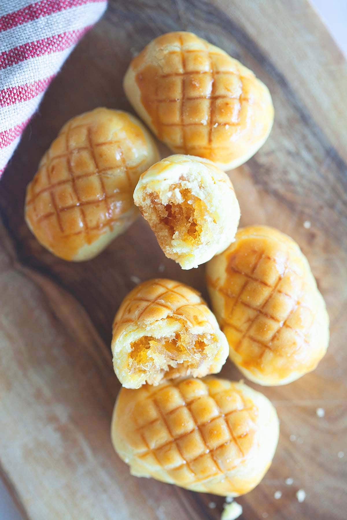 Pineapple tarts for lunar new year.