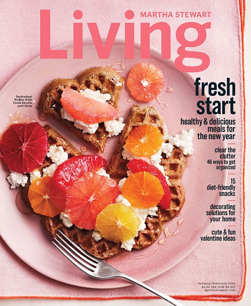 Martha Steward's Living cookbook.