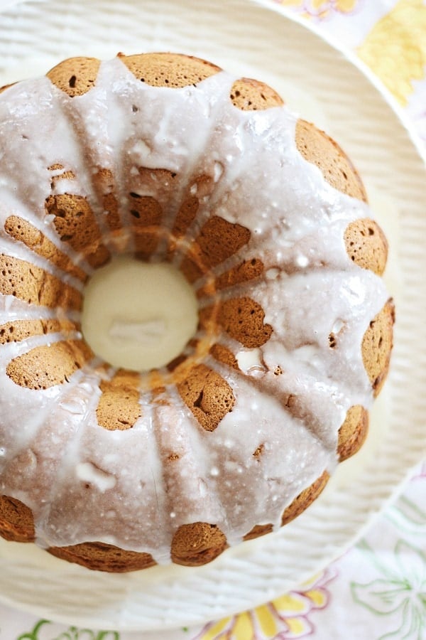 Sweet pumpkin cream cheese bundt cake recipe with pumpkin and cream cheese in one decadent cake.