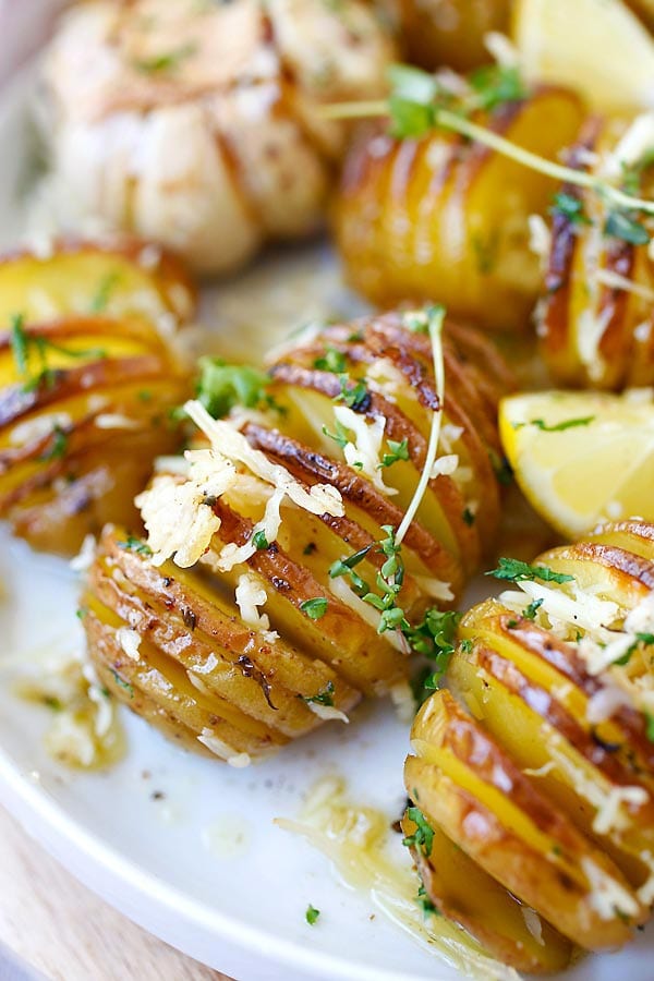 Easy Parmesan Roasted Potatoes.