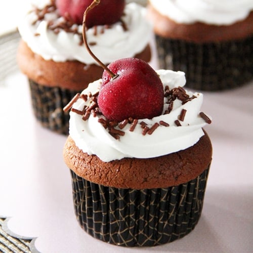 Black Forest Cupcakes