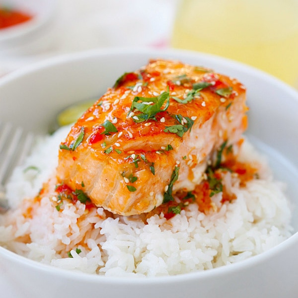 sweet chili salmon