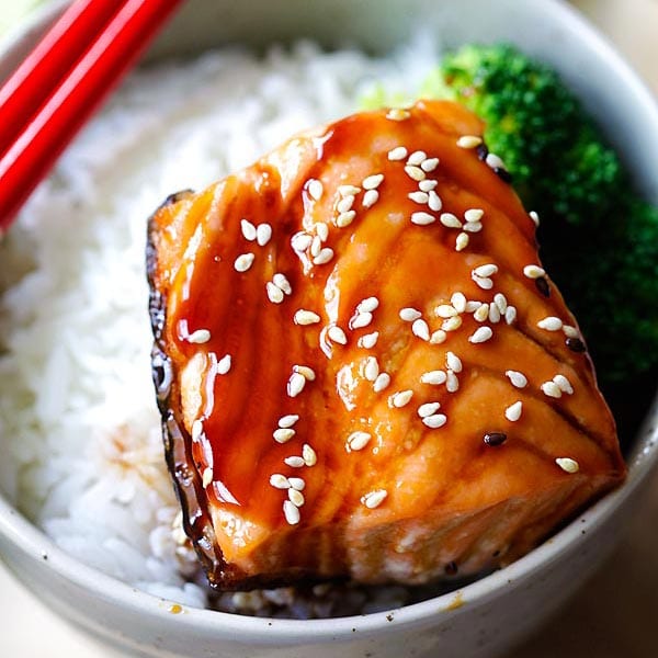 salmon teriyaki