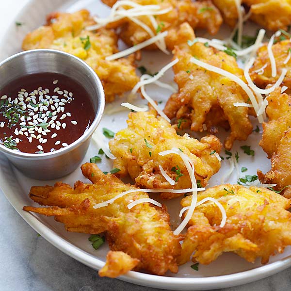 parmesan pumpkin fritters