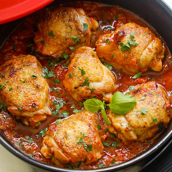 Italian braised chicken