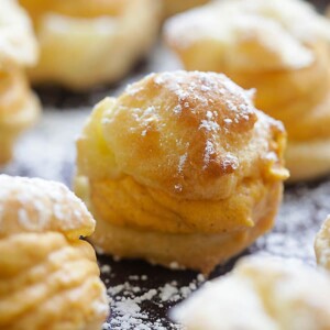 Pumpkin Cream Puffs