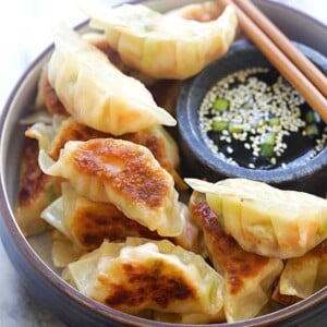 shrimp gyoza