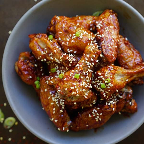 spicy korean chicken wings