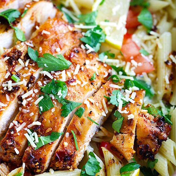 blackened chicken pasta