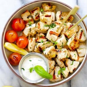 mediterranean chicken bites