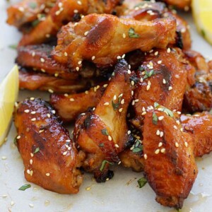 Honey Miso Chicken Wings