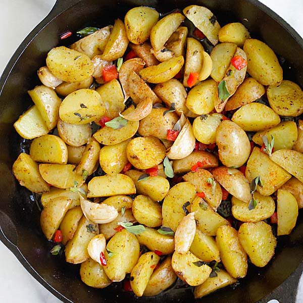 greek roasted potatoes