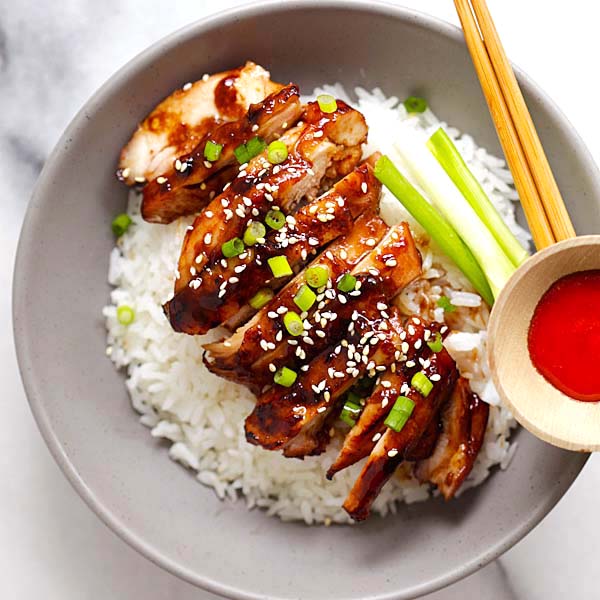 soy-glazed chicken