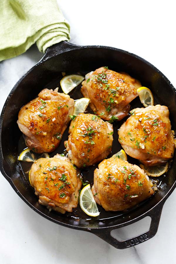 Easy Brown Butter Honey Garlic Chicken recipe.