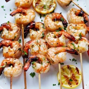 Shrimp kebabs