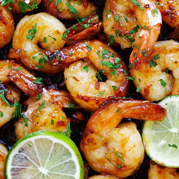 Garlic Honey Lime Shrimp