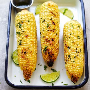 Honey Butter Cilantro Lime Grilled Corn