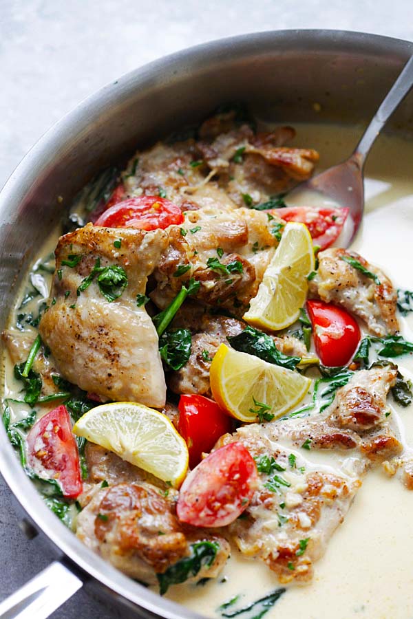 Easy homemade lemon butter chicken, in one pot.