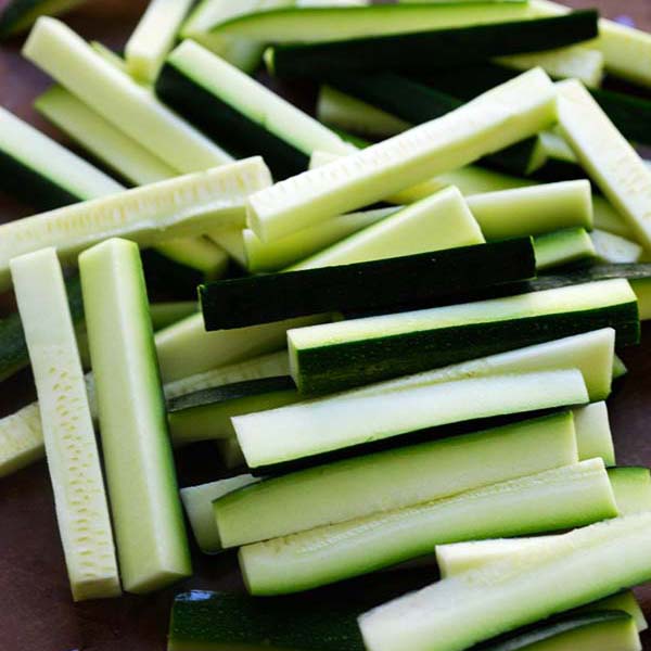 how to cut zucchini fries