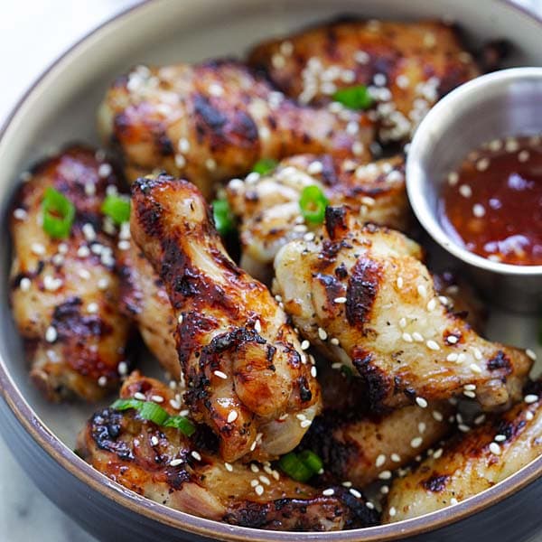 grilled chicken wings