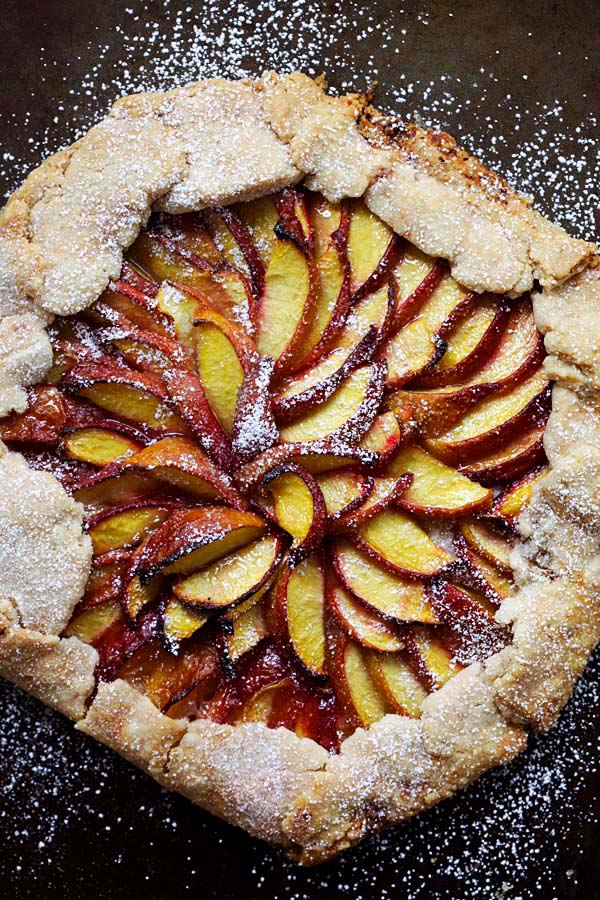 Easy and quick peach tart recipe.