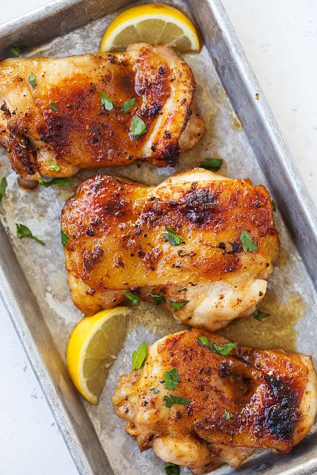 Cajun baked chicken.