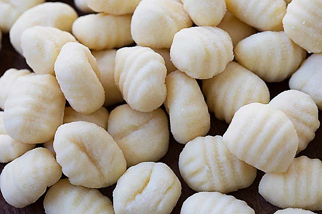 Frozen gnocchi.