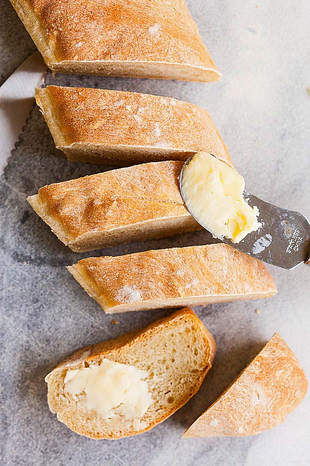 Easy baguette recipe.