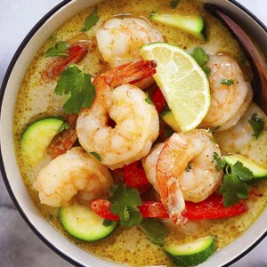 green curry shrimp