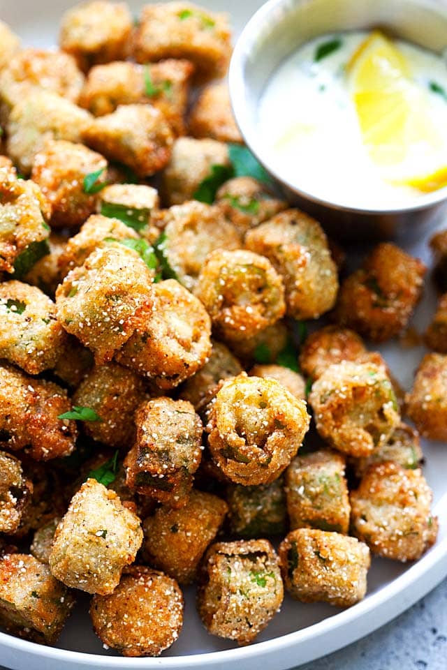 Crispy Fried Okra.