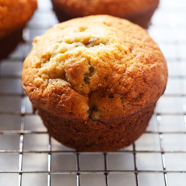 Banana nut muffins.