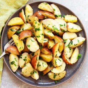 boiled potatoes