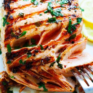 grilled salmon