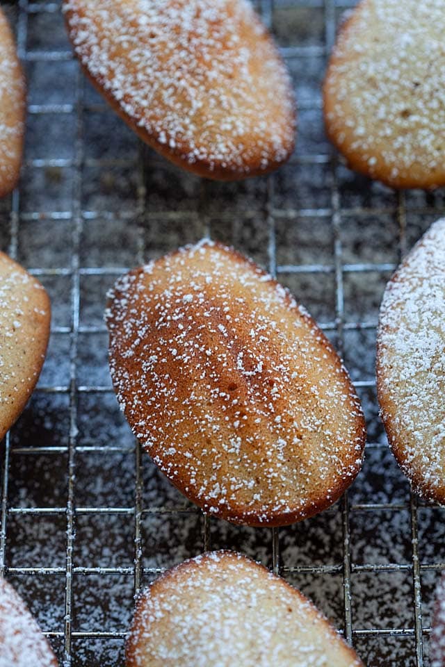 Madeleines, fresh off the oven, ready to eat.