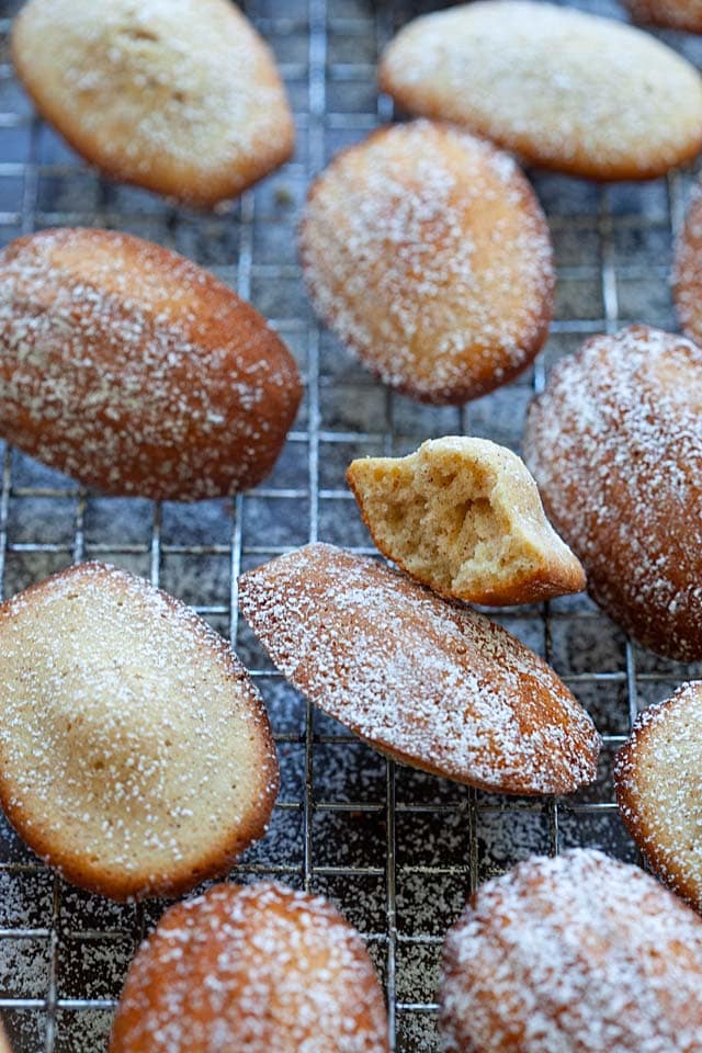 Pumpkin spice madeleines better than Starbucks.