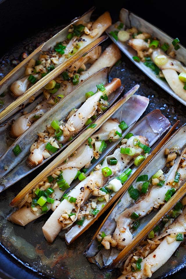 How to cook razor clam