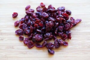 dried cranberries