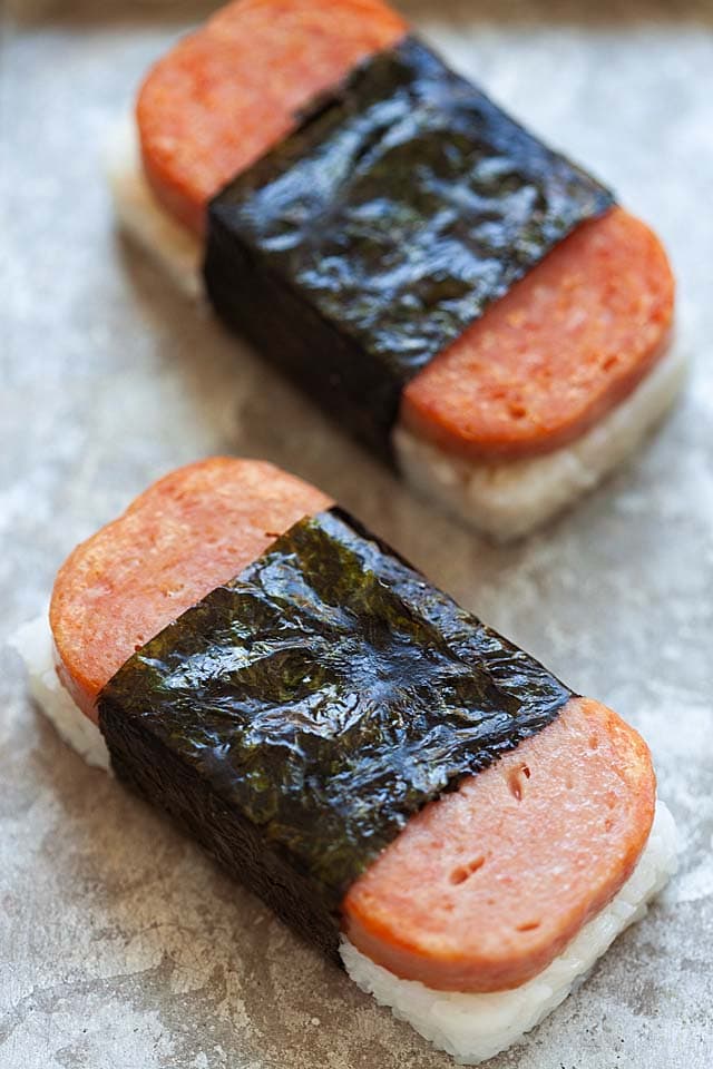 Spam musubi.